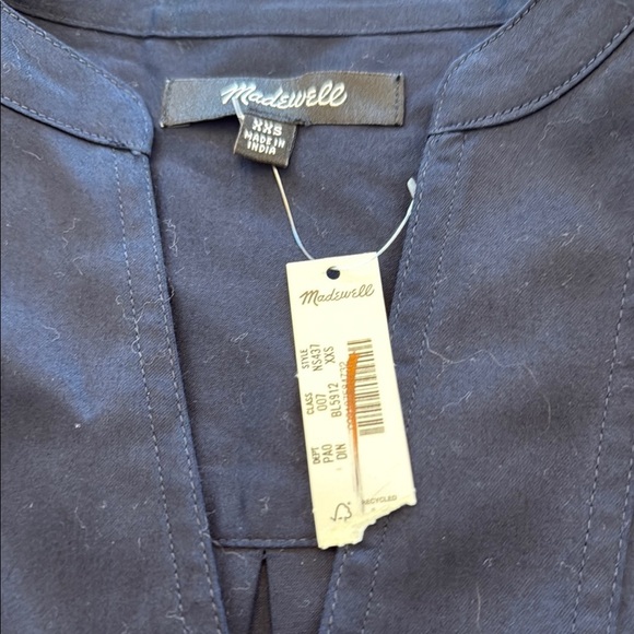 Madewell V-Neck Long-Sleeve Top Size XXS - Picture 7 of 12